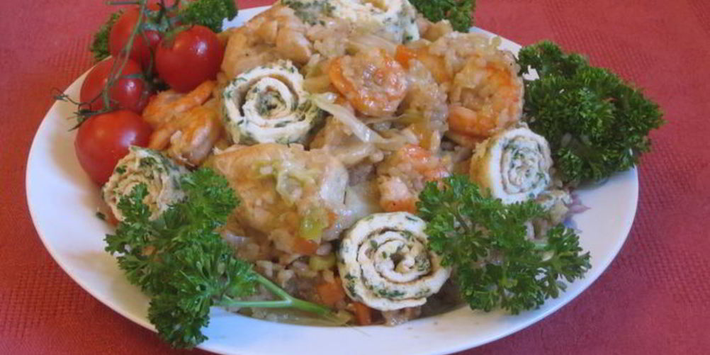 Как приготовить рис с курицей и овощами летние фантазии