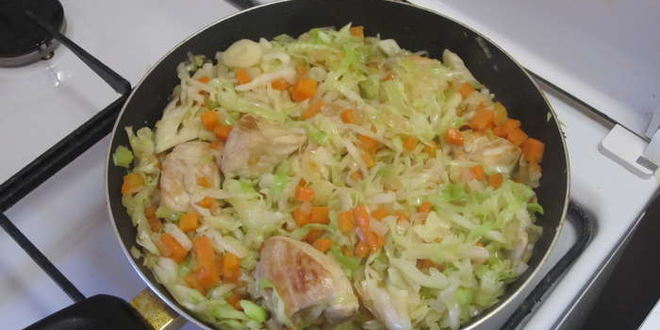 Рецепт риса с курицей и овощами летние фантазии