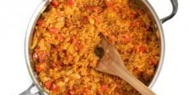 Рецепт риса с морепродуктами и овощами