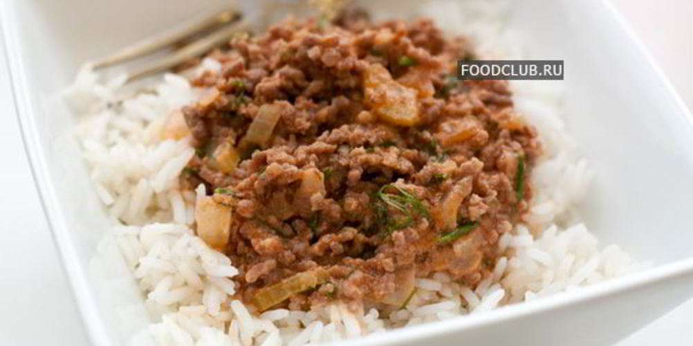 Как приготовить рис с мясным соусом в мультиварке