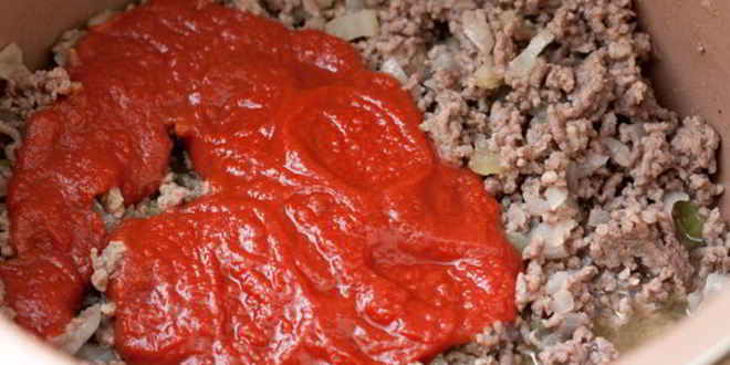 Рецепт риса с мясным соусом в мультиварке