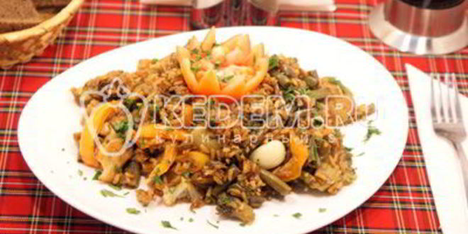 Рецепт риса с овощами и соевым соусом