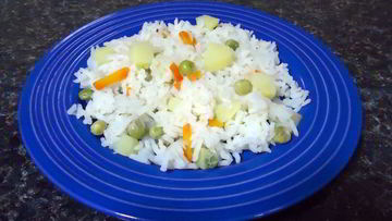 Рецепт Риса с овощами в пароварке