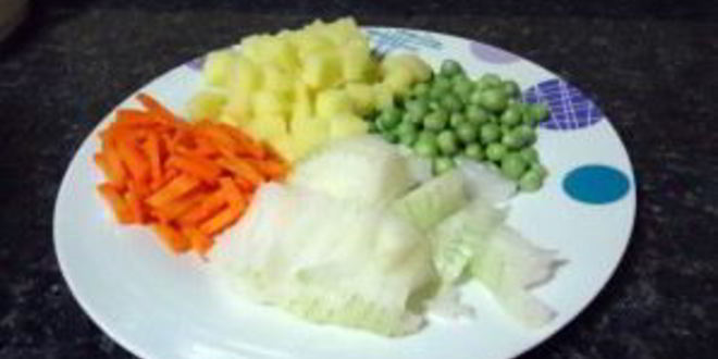 Рецепт риса с овощами в пароварке