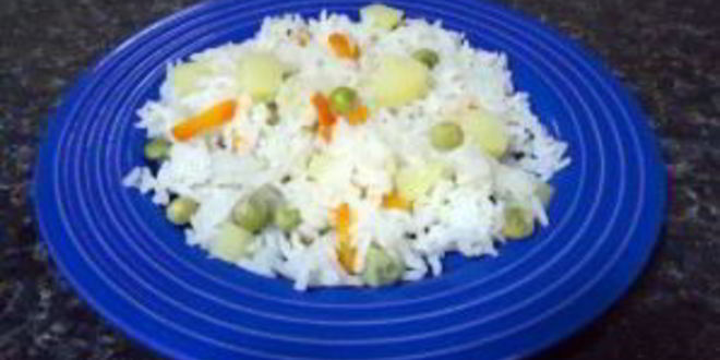 Рецепт риса с овощами в пароварке