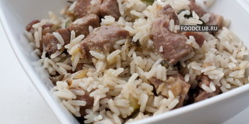 Как приготовить рис со свининой в мультиварке