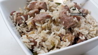 Рецепт Риса со свининой в мультиварке