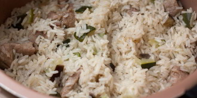 Рецепт риса со свининой в мультиварке