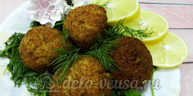 Рецепт рисовых крокетов с сыром и ветчиной