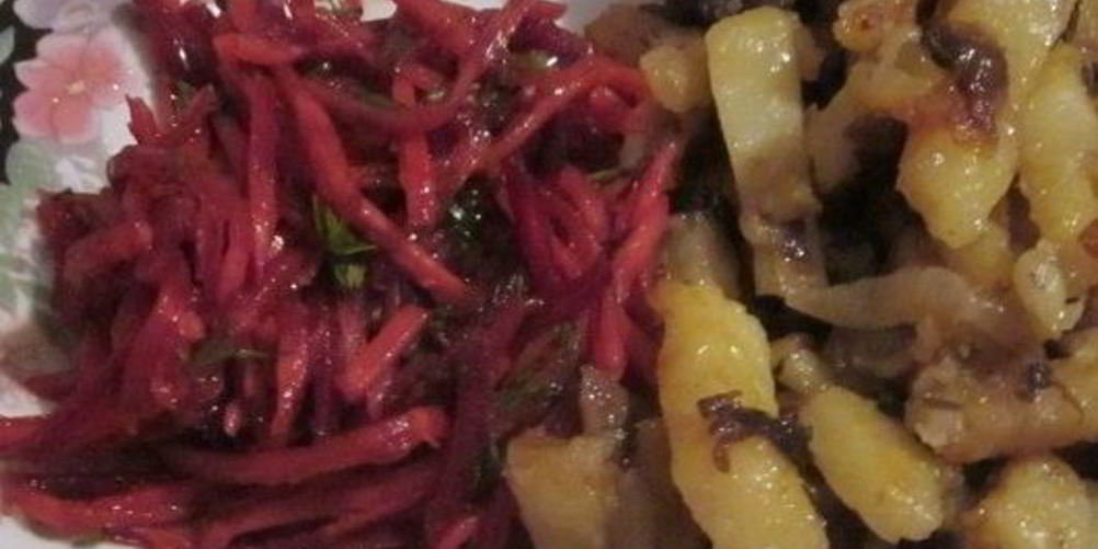 Как приготовить жареную картошку с замороженными грибами