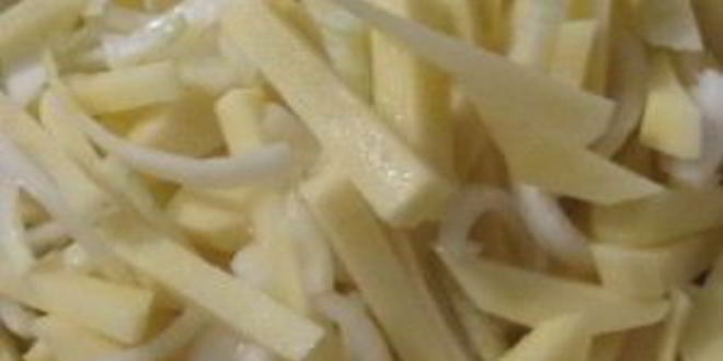 Рецепт жареной картошки с замороженными грибами