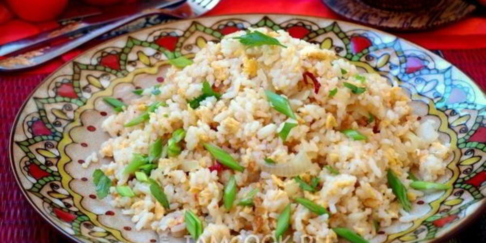 Как приготовить жареный рис по-тайски