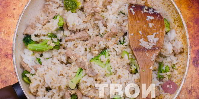 Рецепт жареного риса