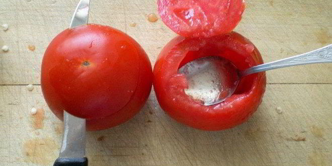 Рецепт бадымджана, бибяра, помидора долмасы