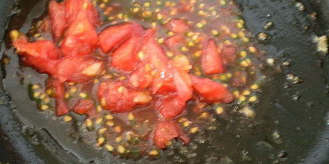 Рецепт бадымджана, бибяра, помидора долмасы