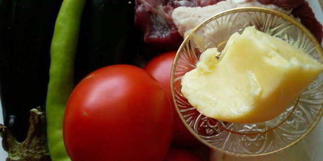 Рецепт бадымджана, бибяра, помидора долмасы