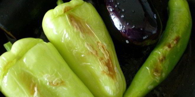 Рецепт бадымджана, бибяра, помидора долмасы