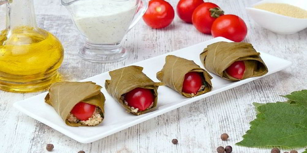 Как приготовить долму из свежих листьев