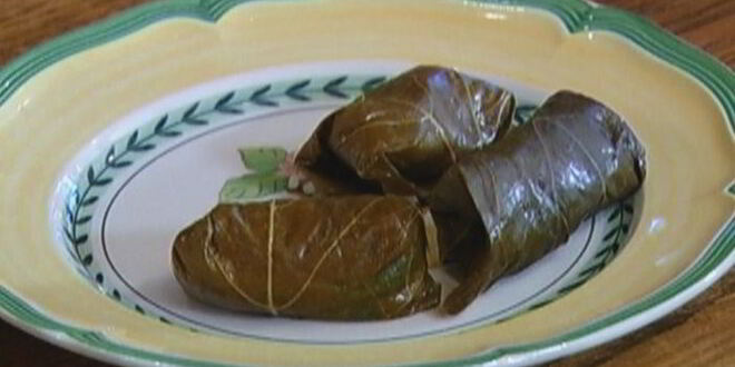 Рецепт долмы с кускусом и вялеными помидорами