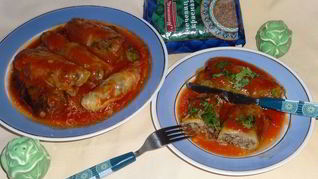 Рецепт Голубцов из молодой капусты с фаршем и чечевицей