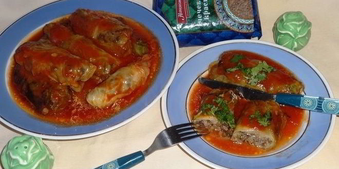 Рецепт голубцов из молодой капусты с фаршем и чечевицей