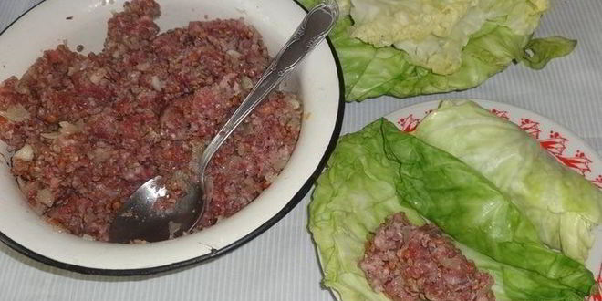 Рецепт голубцов из молодой капусты с фаршем и чечевицей
