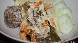 Рецепт Голубцов из молодой капусты с говядиной и красным рисом Рубин