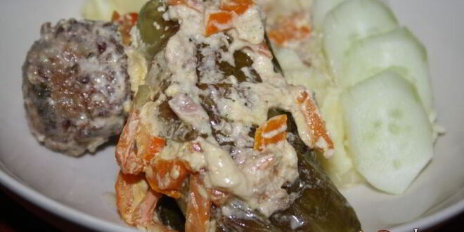 Рецепт голубцов из молодой капусты с говядиной и красным рисом рубин