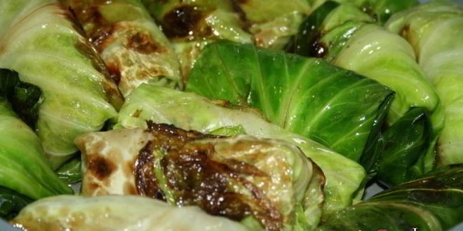 Рецепт голубцов из молодой капусты с говядиной и красным рисом рубин