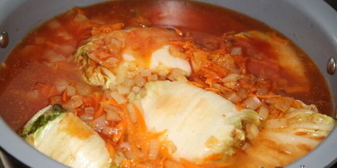 Рецепт голубцов из пекинской капусты