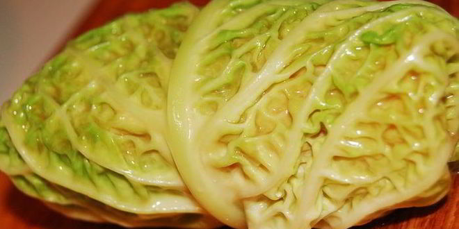 Рецепт голубцов из савойской капусты с фаршем из семги