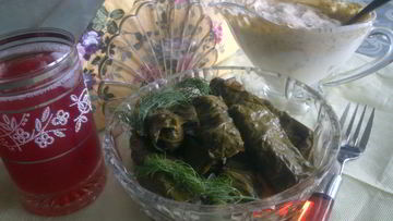 Рецепт Голубцов из виноградных листьев