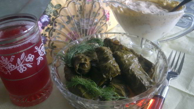 Рецепт Голубцов из виноградных листьев