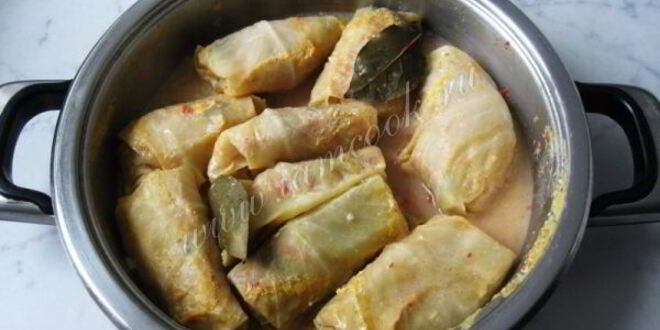Рецепт голубцов овощных