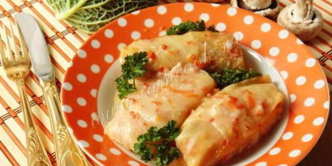 Рецепт голубцов овощных