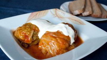 Рецепт Голубцов с фаршем и рисом в мультиварке