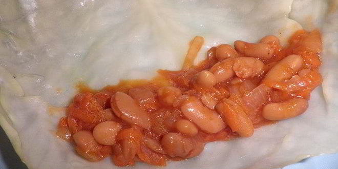 Рецепт голубцов с фасолью в томатном соусе