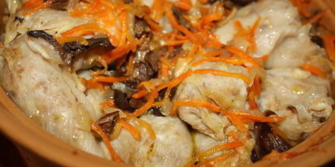 Рецепт голубцов с гречкой и картофелем