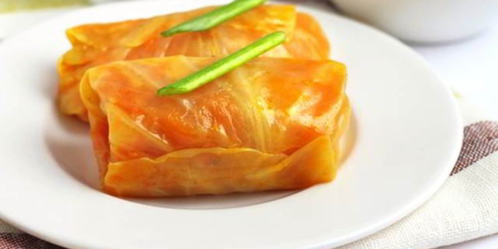Как приготовить голубцы с лососем и овощами