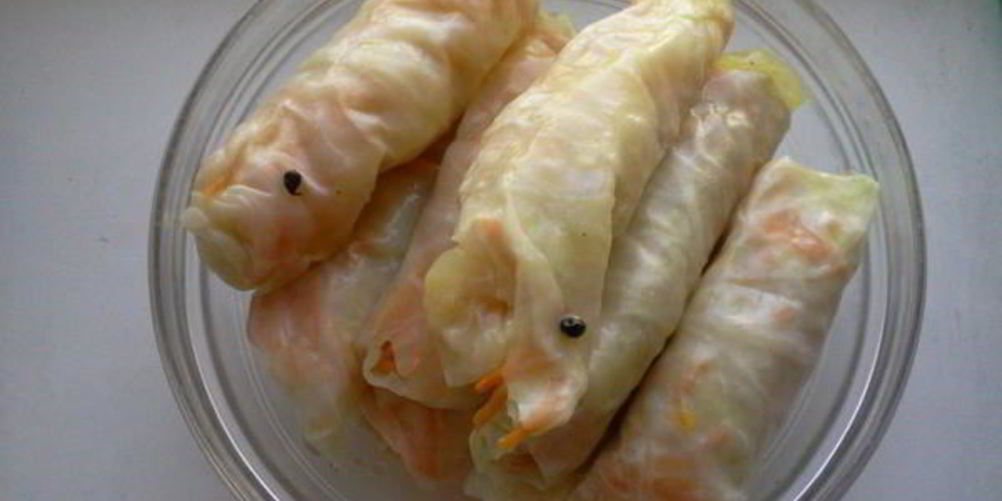 Как приготовить голубцы с морковкой по-корейски