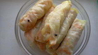 Рецепт Голубцов с морковкой по-корейски