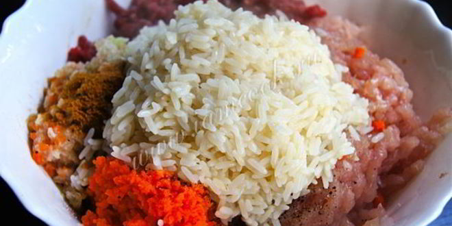 Рецепт голубцов с мясом и рисом