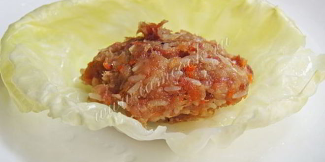 Рецепт голубцов с мясом и рисом
