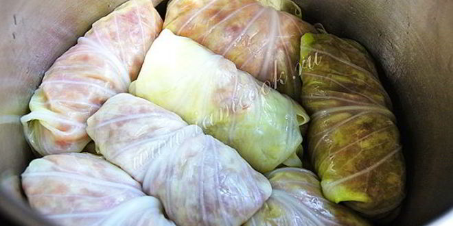 Рецепт голубцов с мясом и рисом