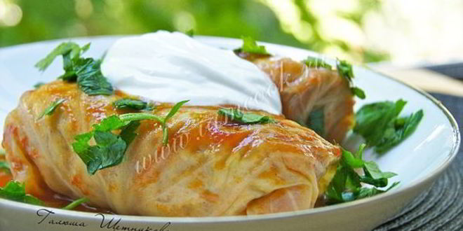 Рецепт голубцов с мясом и рисом