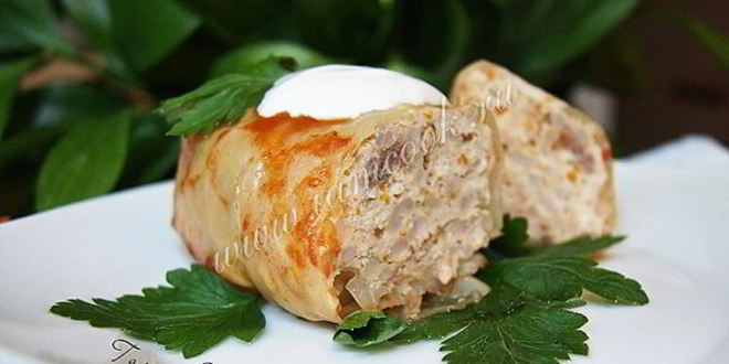 Рецепт голубцов с мясом и рисом