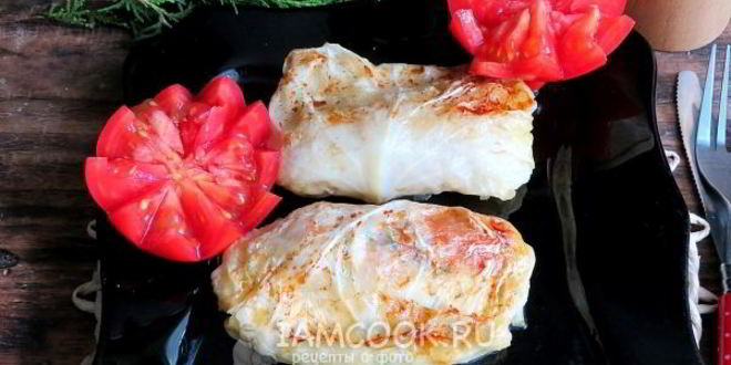 Рецепт голубцов с сосисками и сыром