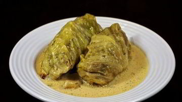 Рецепт Голубцов в сметанном соусе в духовке