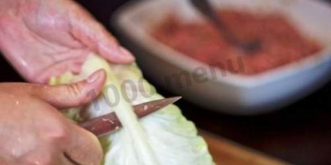 Рецепт голубцов в сметанном соусе в духовке