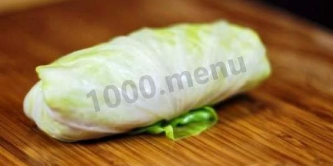 Рецепт голубцов в сметанном соусе в духовке